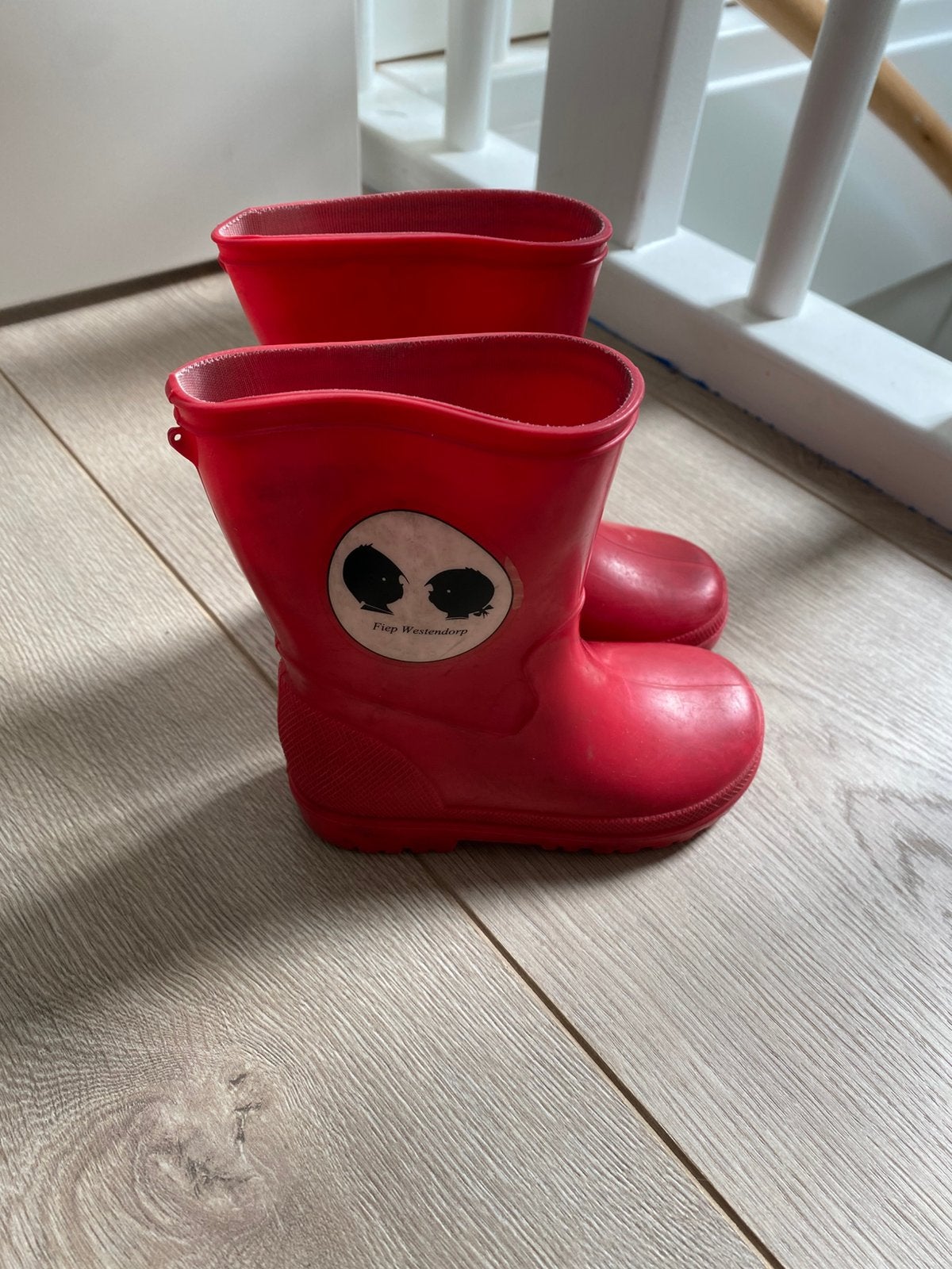 Laarsjes Jip en Janneke rood maat 21, Kinderen en Baby's, Gebruikt, Jongen of Meisje, Ophalen of Verzenden, Laarzen