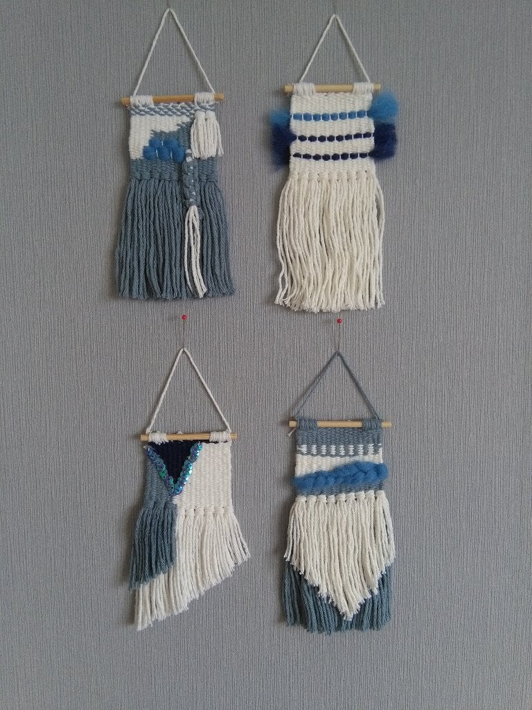 Mini geweven hangers 1, Mix & Match, Ophalen, Eigen ontwerp, Meerkleurig, Nieuw
