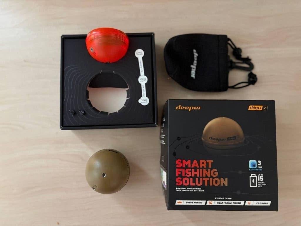 Deeper Chirp+ 2 Sonar (zgan) – Inclusief doos, Ophalen of Verzenden, Zo goed als nieuw, Overige typen