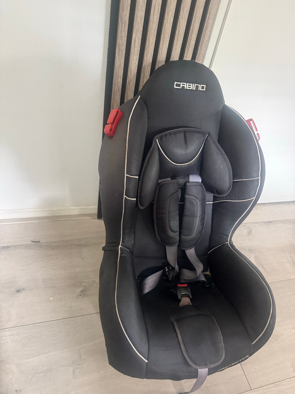 Cabino Protector Autostoel - Zwart, Overige merken, 9 t/m 36 kg, Gebruikt, Autogordel