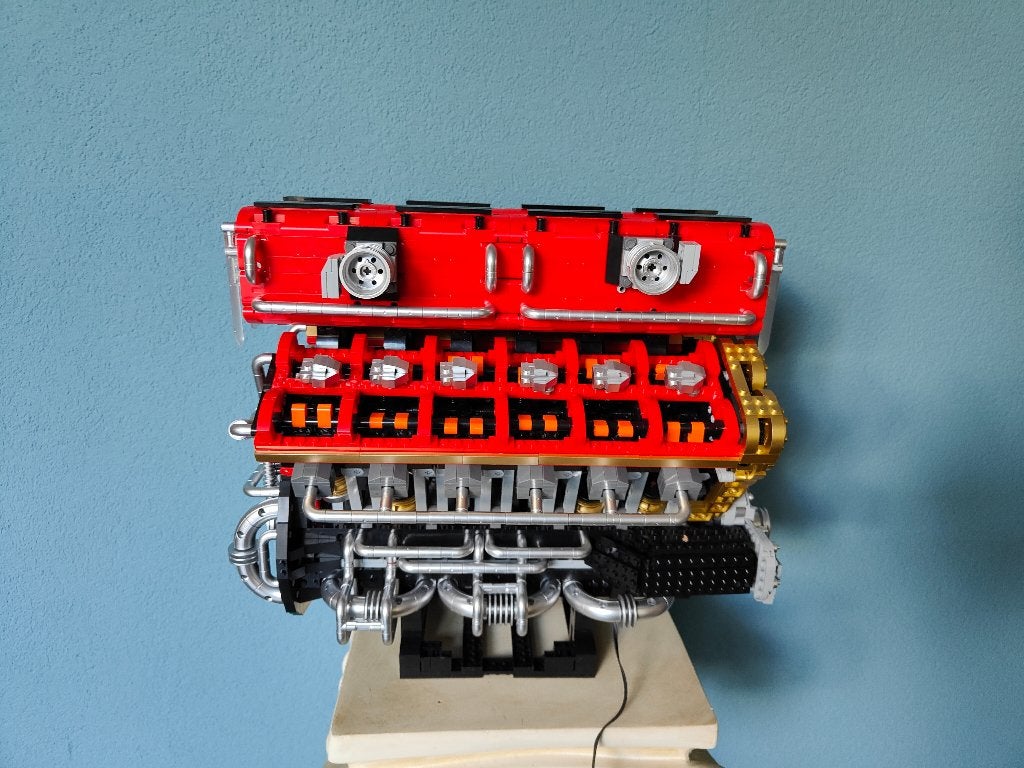 Reobrix V12 motorblok 33017, Overige merken, Gebruikt, Ophalen of Verzenden, Groter dan 1:32