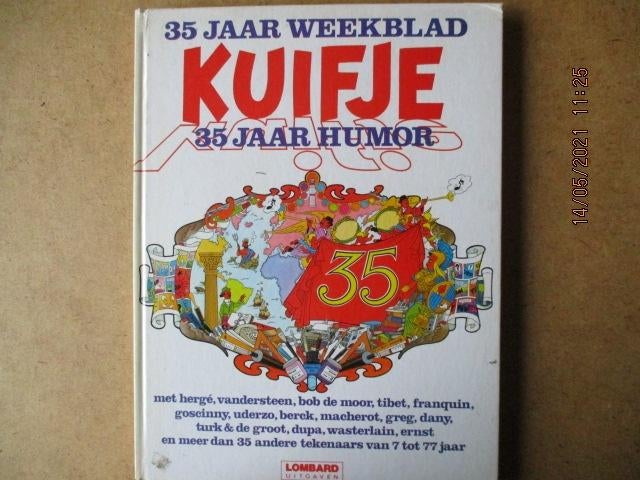 adv2275 kuifje 35 jaar weekblad hc, Boeken, Eén stripboek, Ophalen, Gelezen