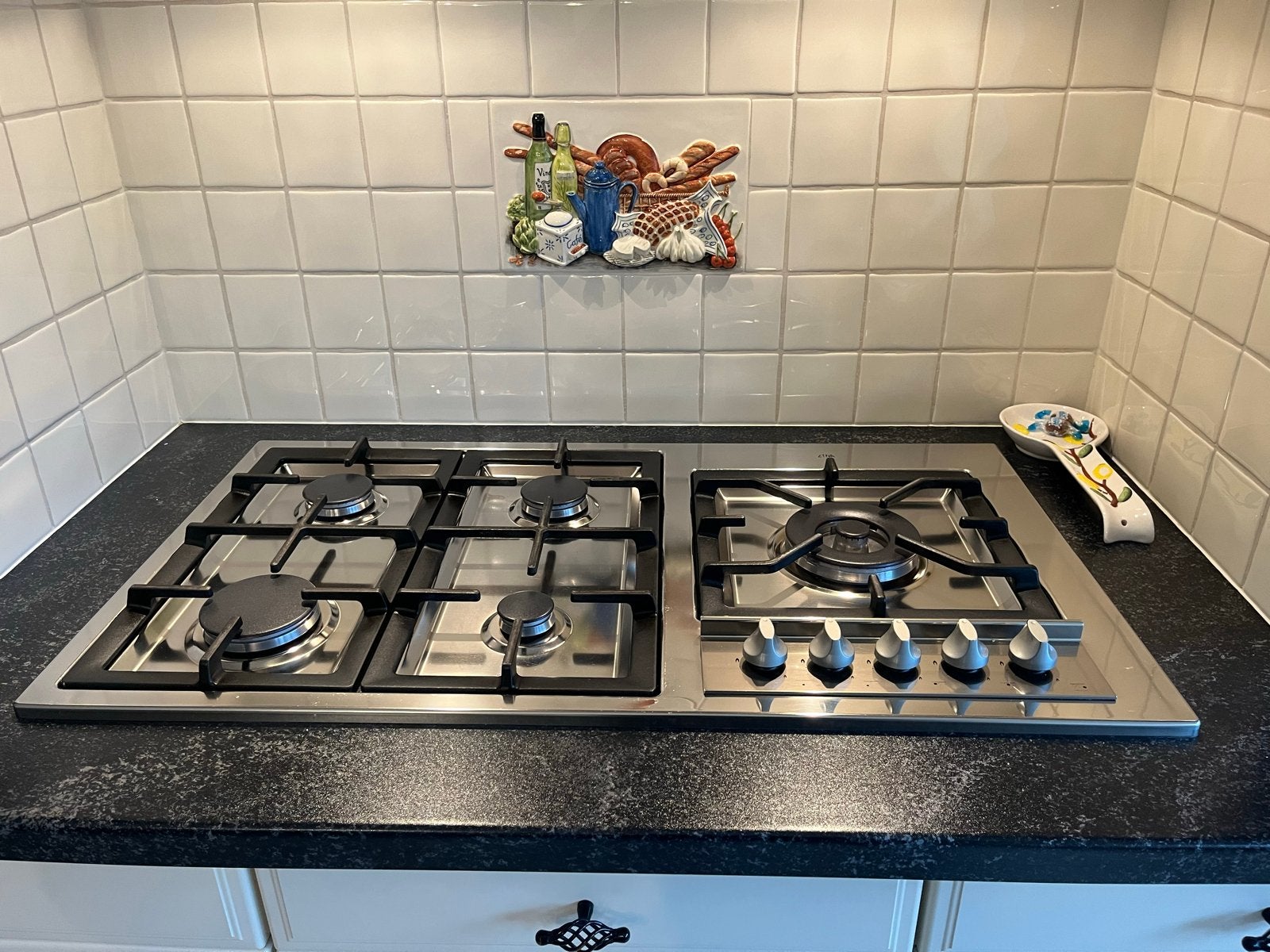 ATAG Inbouw Gasfornuis met 5 Kookzones - RVS, Witgoed en Apparatuur, Ophalen, Gebruikt, Inbouw, Gas