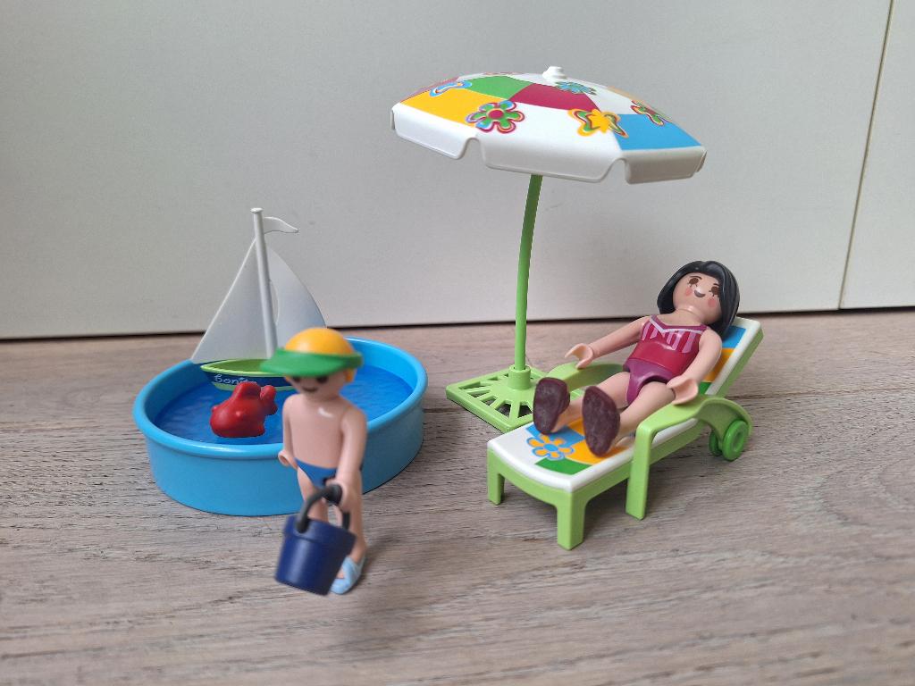 Playmobil 4864 Kinderzwembadje, Ophalen of Verzenden, Zo goed als nieuw, Complete set