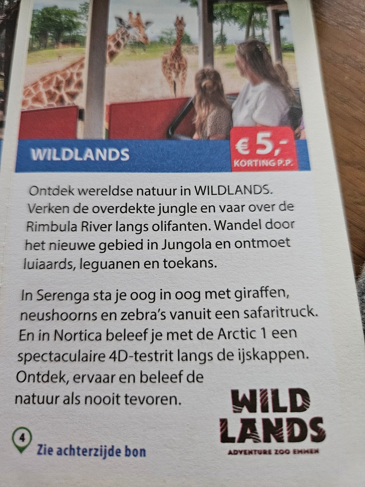 Kortingsbon Wildlands