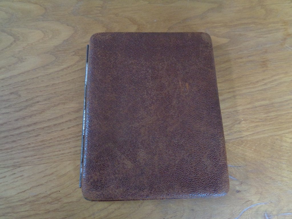 Leren sigarettenetui, Ophalen of Verzenden, Gebruikt, Overige typen