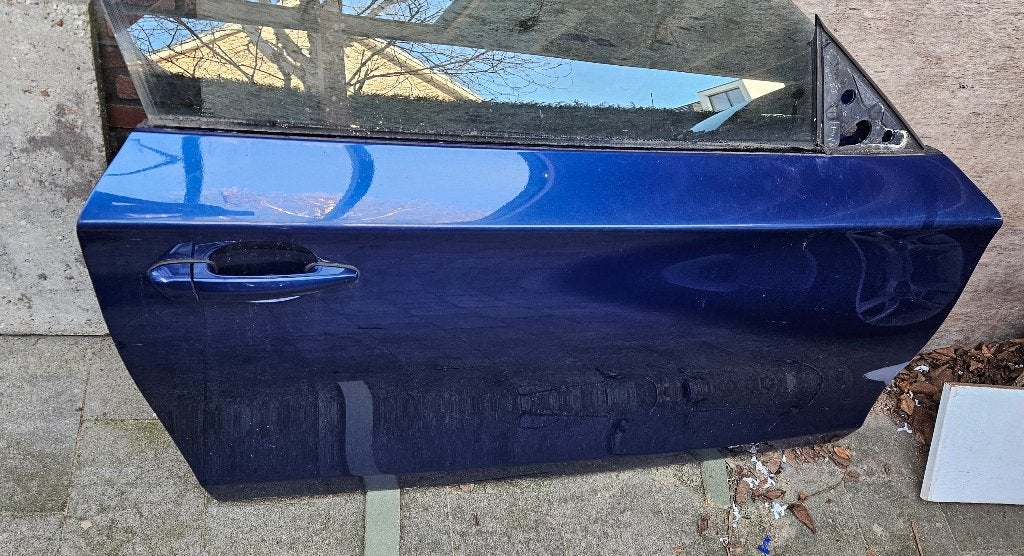 deuren BMW e81 e82 3 deurs coupe lemans blauw 125i 130i 120d, Ophalen, Achter, BMW, Deur