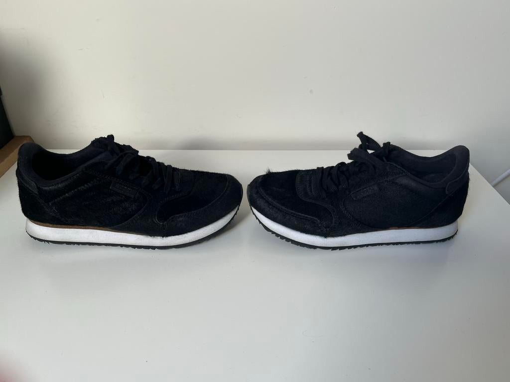 Woden Ydun ll Pony sneakers maat 37 zwart, Ophalen of Verzenden, Gedragen, Zwart, Sneakers of Gympen