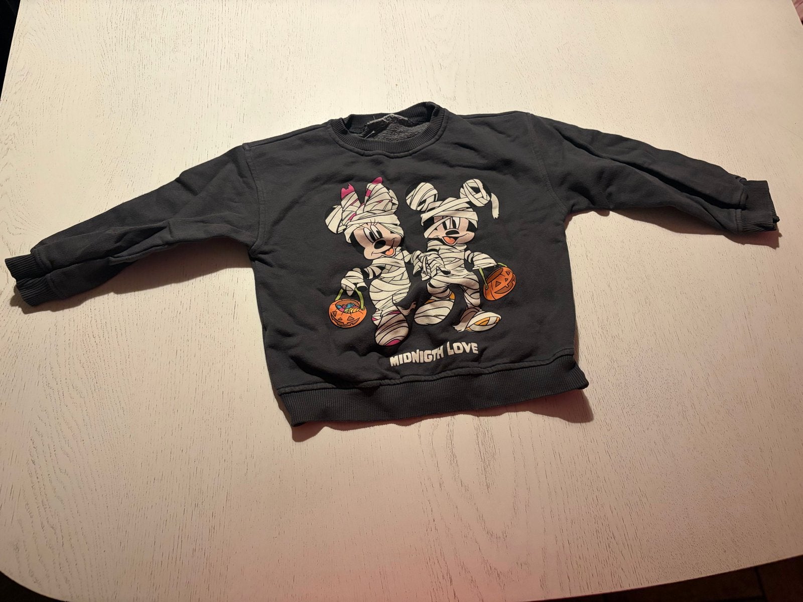 Mickey & Minnie Halloween Trui Maat 104, Ophalen of Verzenden, Gebruikt, Jongen of Meisje, Trui of Vest