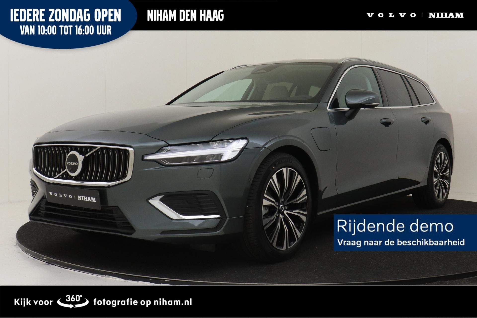 Volvo V60 T6 PLUG-IN HYBRID AWD ULTRA BRIGHT -PANO.DAK|HARMA, Auto's, Automaat, 12 maanden, Euro 6, 180 min