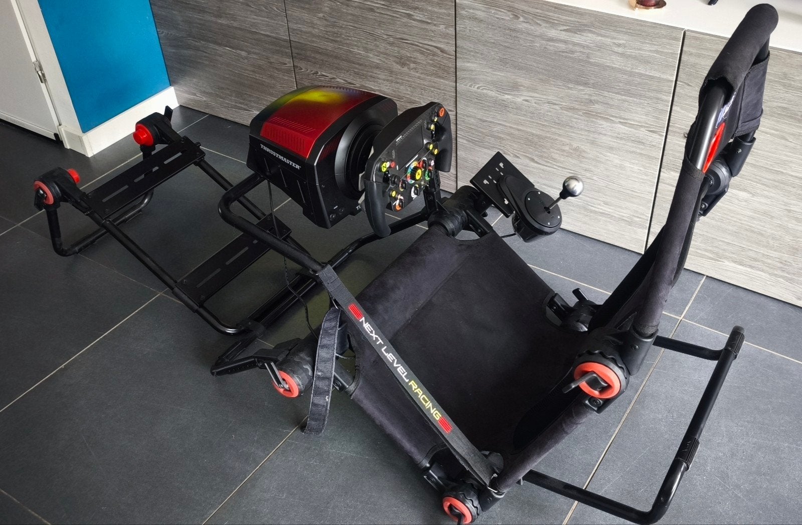 Thrustmaster Sim Racing Set (XBOX/PC): TS-XW Sparco Mod, S, Ophalen, Overige merken, Zo goed als nieuw