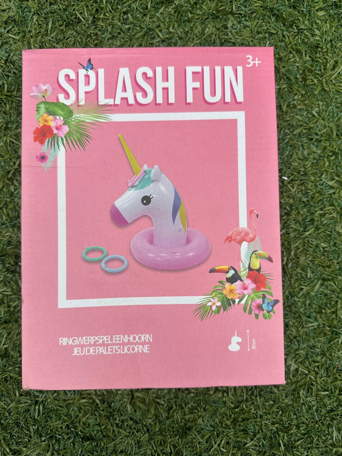 Unicorn splash fun ringwerp voor in het zwembad, Ophalen, Zo goed als nieuw