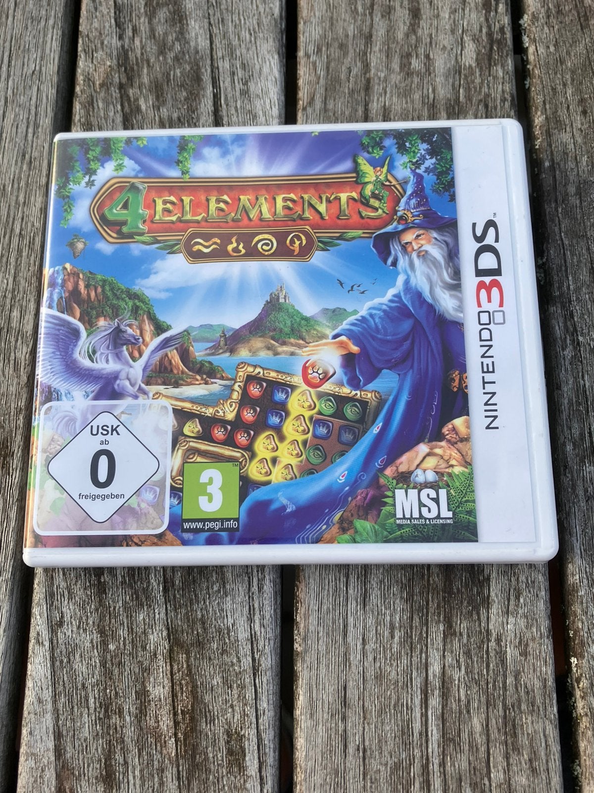 Nintendo 3DS spel 4 Elements 4elements, Ophalen of Verzenden, Puzzel en Educatief
