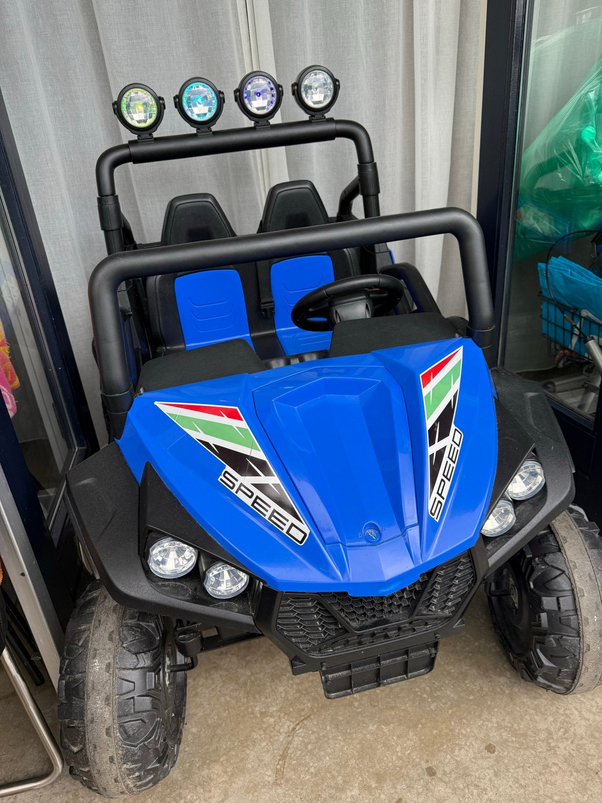 Elektrische 24V 4x4 Kinderbuggy - 2 persoons - Zeer nette st, Zo goed als nieuw