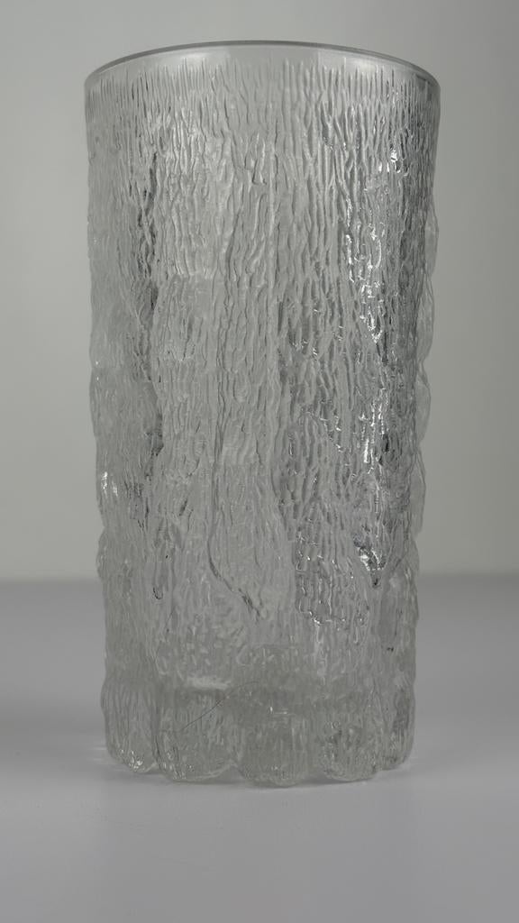 Vintage Goebel Charlottenhutte ijs schors glas, Ophalen of Verzenden