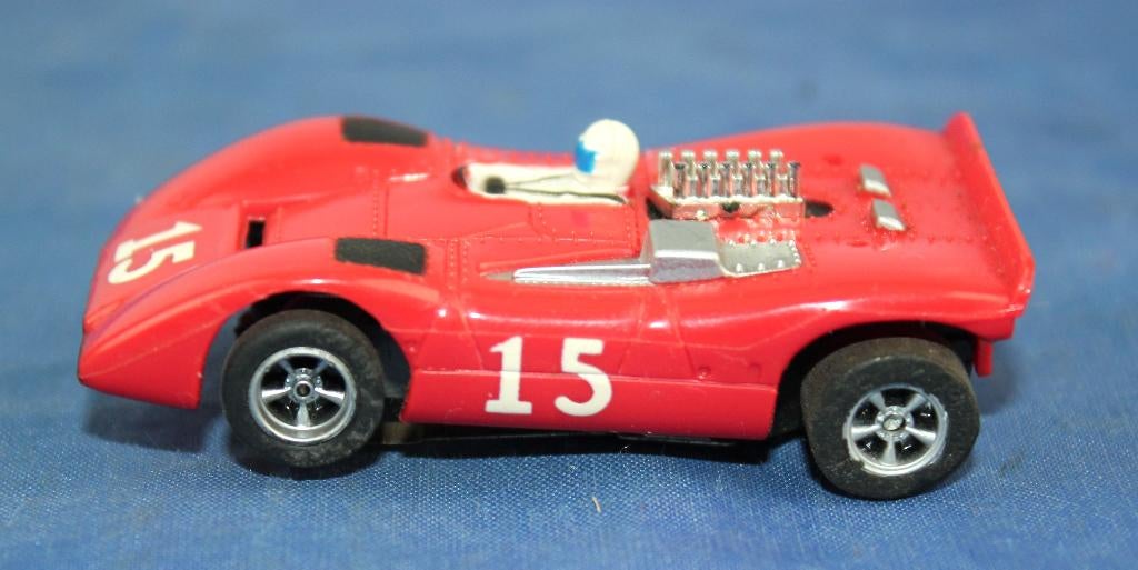 Aurora AFX 1:64 Ferrari Can Am 612 slot car., Ophalen of Verzenden, Gebruikt, Elektrisch, Overige merken