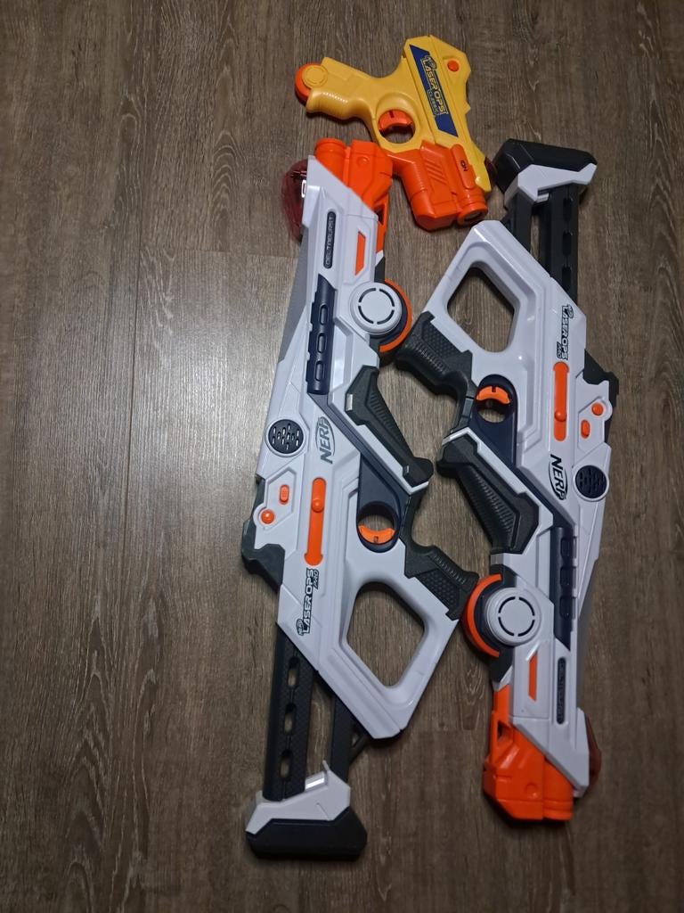 3 Lasergame Guns - Perfecte Staat!, Ophalen, Gebruikt