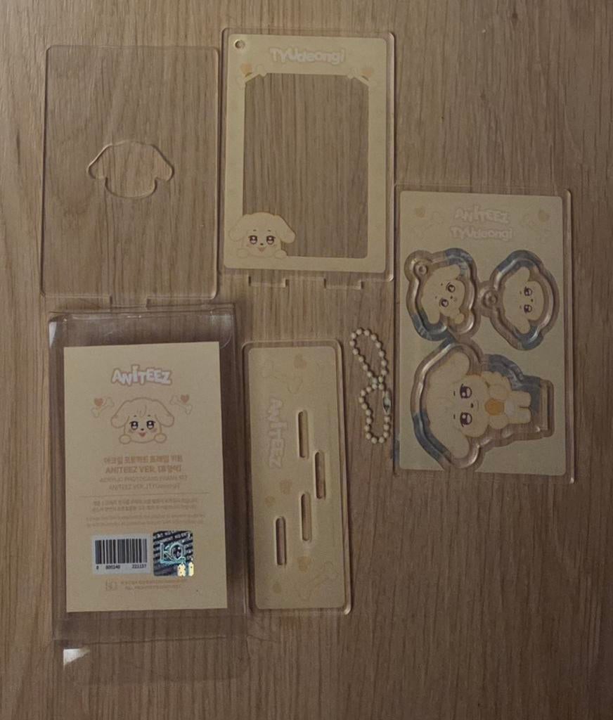 Ateez Aniteez Yunho Tyudeongi photoframe, Verzenden