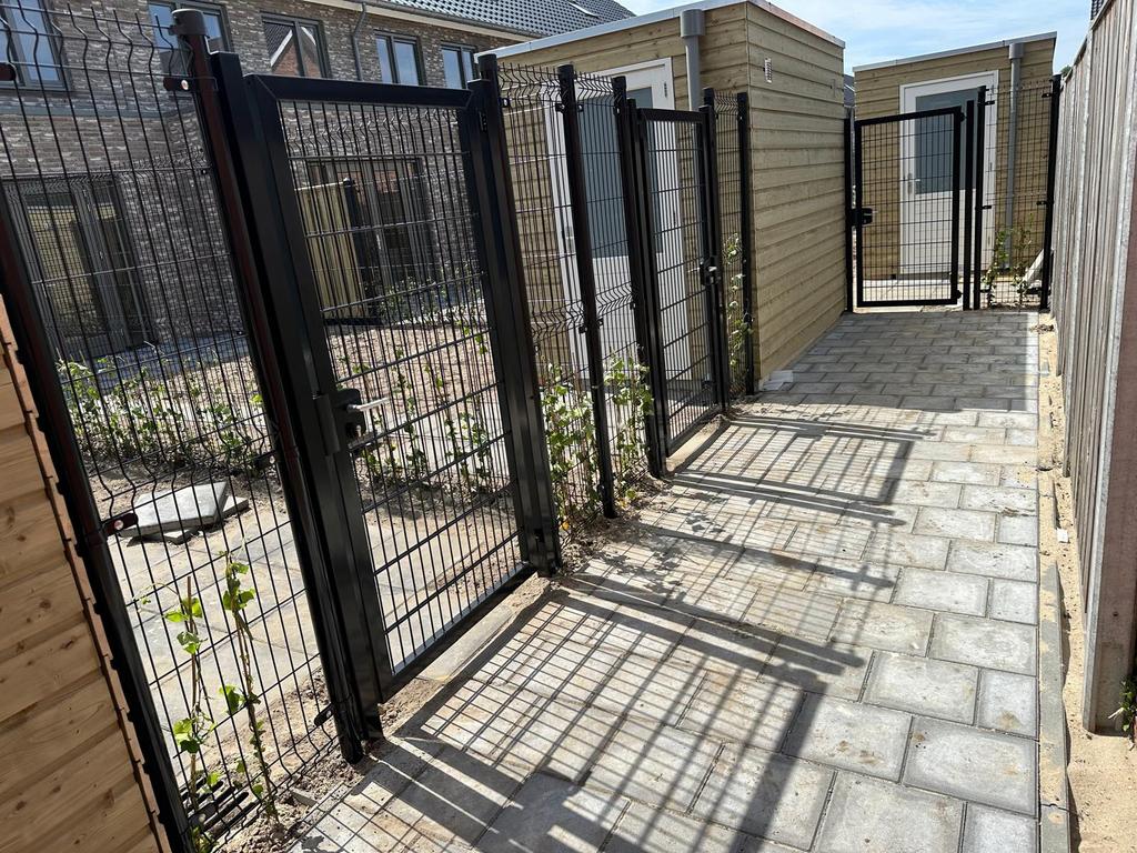 Plaatsen Hekwerk Dubbelstaafmat Enkelstaafmat / Poorten, Tuin en Terras, Ophalen of Verzenden, Nieuw, IJzer, Tuinhek