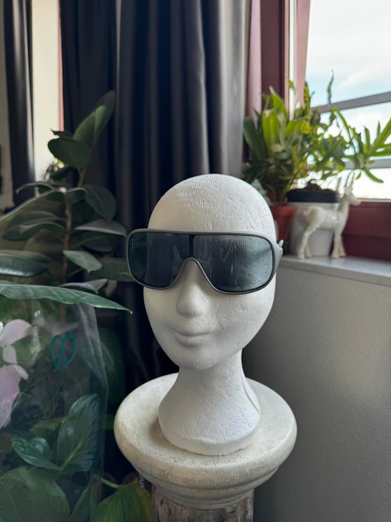 Swans Sunglasses Vintage Ski Black Japan, Verzenden, Zo goed als nieuw, Zwart, Overige merken