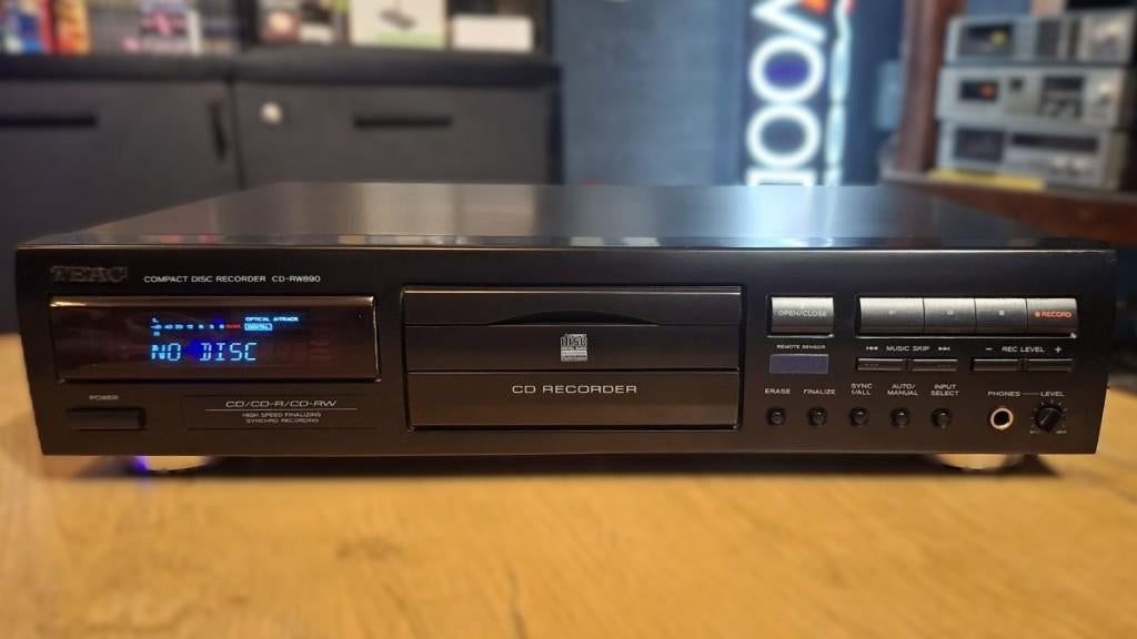 TEAC CD‑RW890 • CD‑R/CD‑RW Recorder • Betrouwbare Kwaliteit, Overige merken, TEAC CORPORATION TOKYO JAPAN, Refurbished, Ophalen of Verzenden