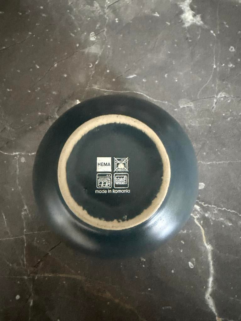 Hema Schaal / Kom - Blauw, Porselein of Keramiek, Schaal, Rond, Ophalen of Verzenden
