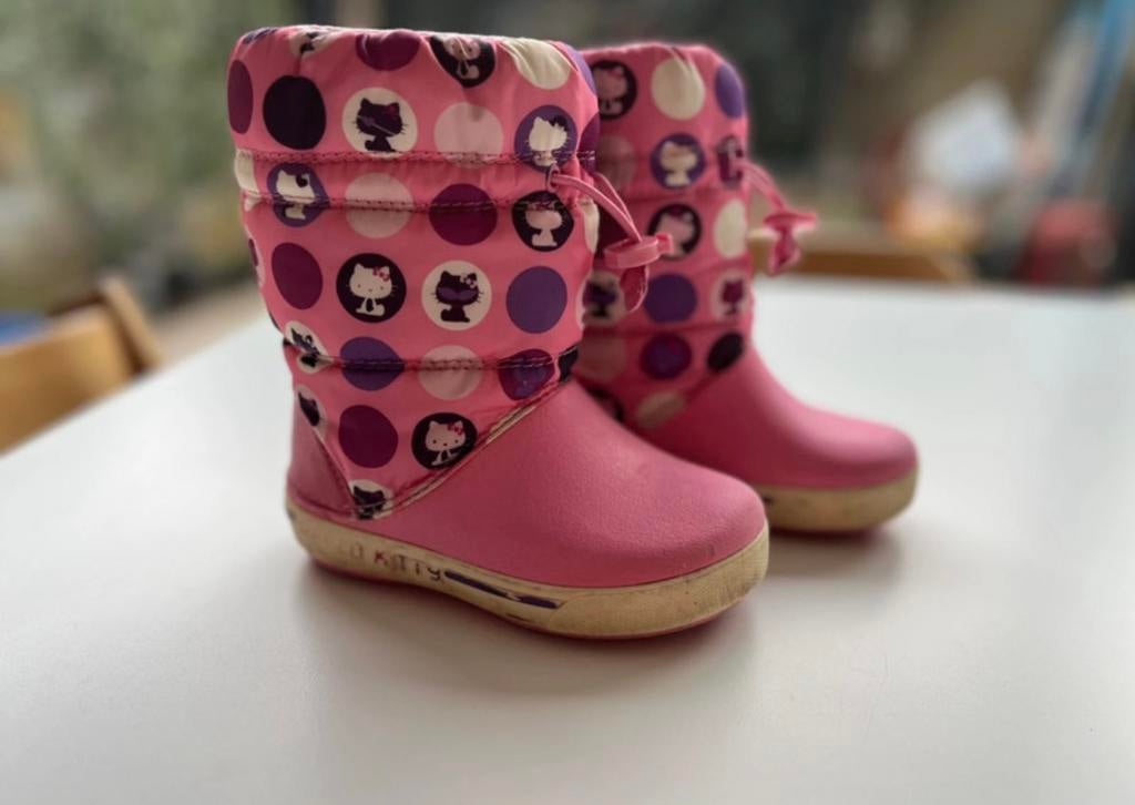 Crocs gevoerde laarzen maat 25/26, Kinderen en Baby's, Crocs, Meisje, Ophalen of Verzenden, Laarzen