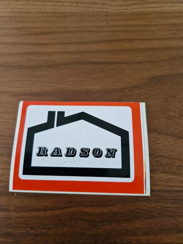 5699 Radson Sticker - Vintage Reclame, Verzamelen, Ophalen of Verzenden, Gebruikt, Merk