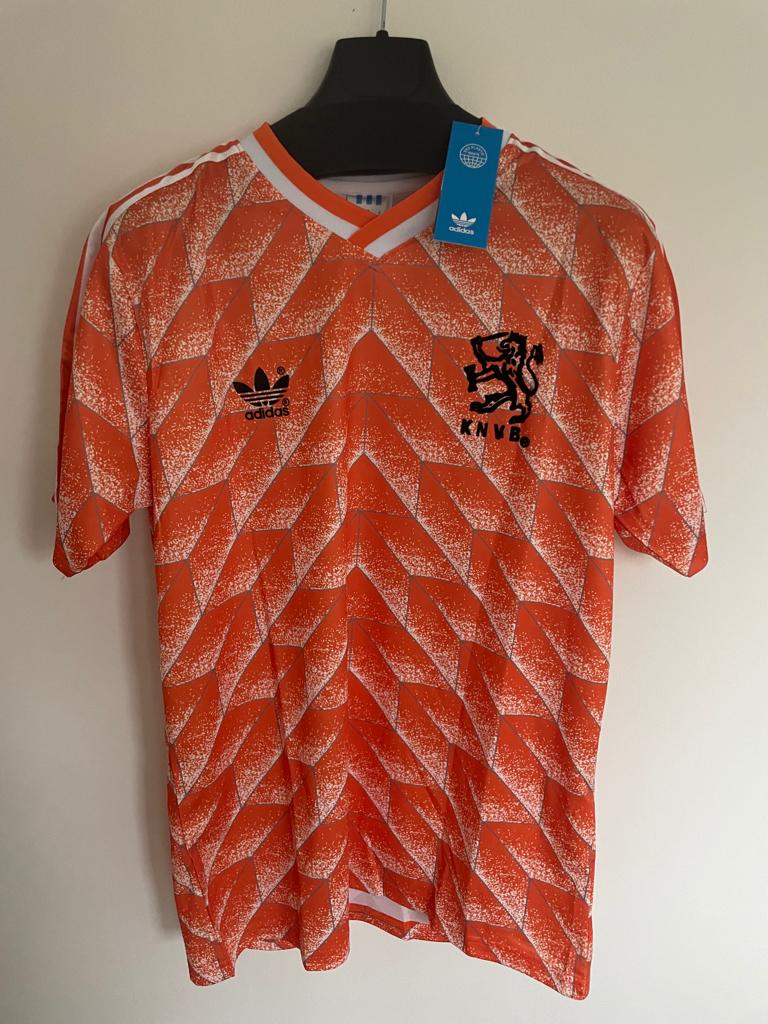 EK '88 Adidas Nederlands elftal shirt Koeman Maat XL, Sport en Fitness, Voetbal, Nieuw, Shirt, Maat XL, Verzenden