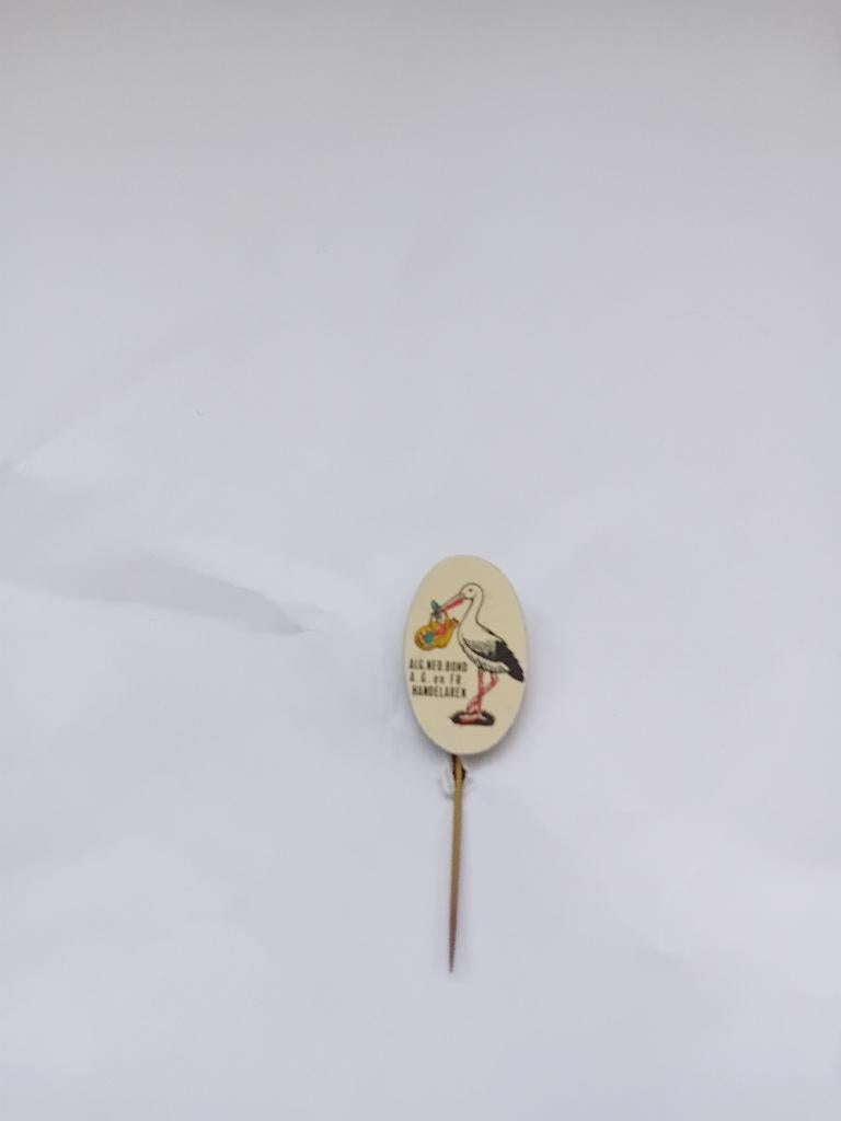 Pin - Alg.Ned.Bond A.G.en Fr. Handelaren, Verzamelen, Speldjes, Pins en Buttons, Ophalen of Verzenden, Zo goed als nieuw, Overige onderwerpen