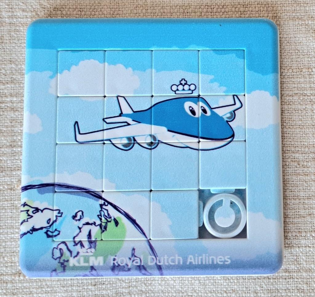 Vintage KLM geduld spelletje, Bluey, Ophalen of Verzenden, Overige typen