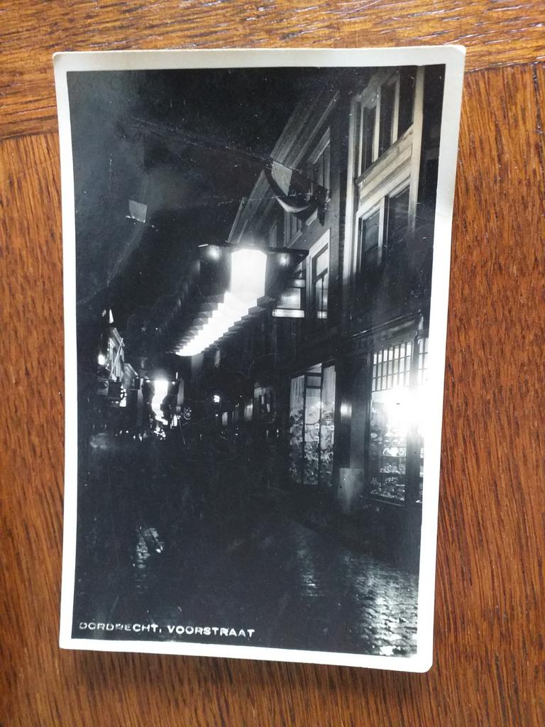 Dordrecht - Voorstraat - Lichtweek, Verzenden, 1920 tot 1940, Ongelopen, Zuid-Holland
