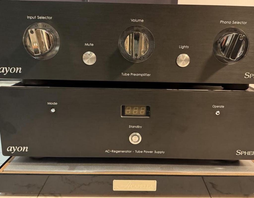 Ayon Spheris II SE Inkl 2x Phono MC., Verzenden, Zo goed als nieuw, 120 watt of meer, Overige merken