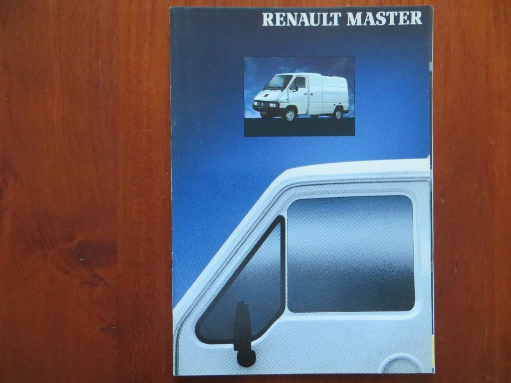 Renault Master (sept. 1990) + bijlage: Product profile, Ophalen of Verzenden, Nieuw, Renault