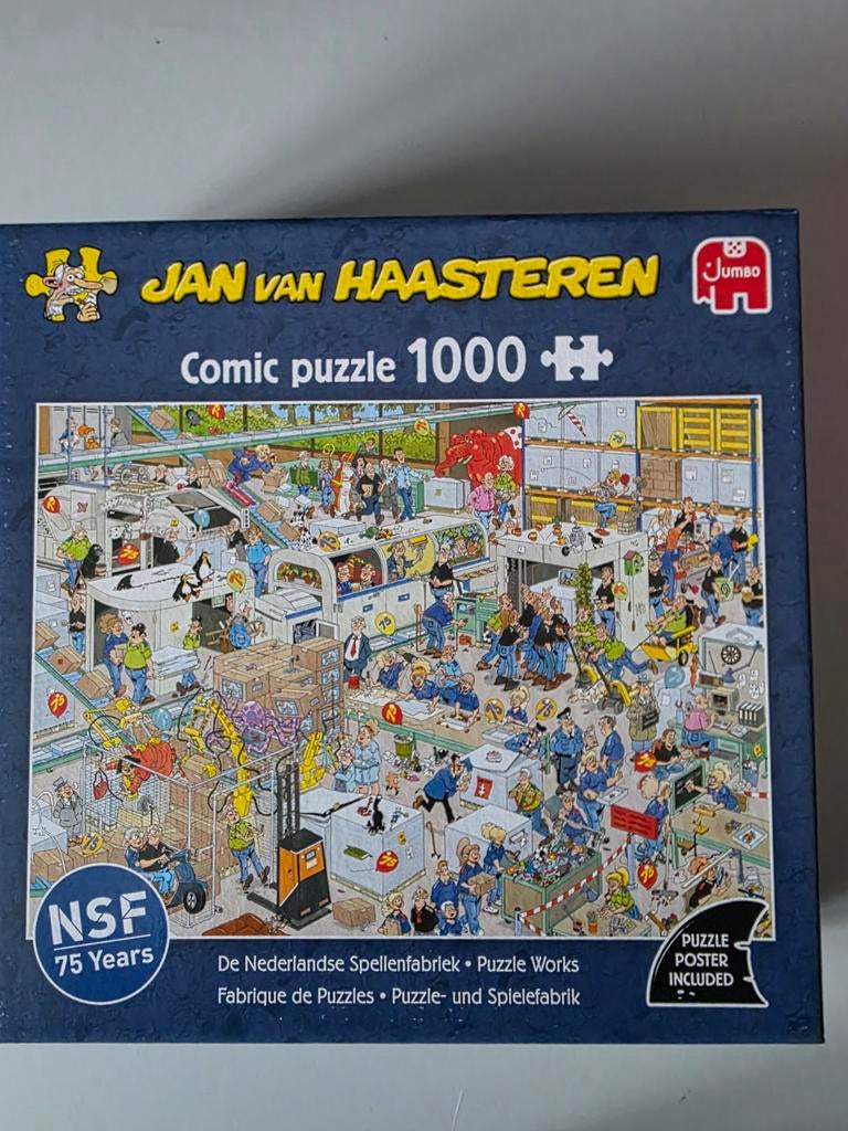 Jan van Haasteren Nederlandse Spellenfabriek, Ophalen, 500 t/m 1500 stukjes, Zo goed als nieuw