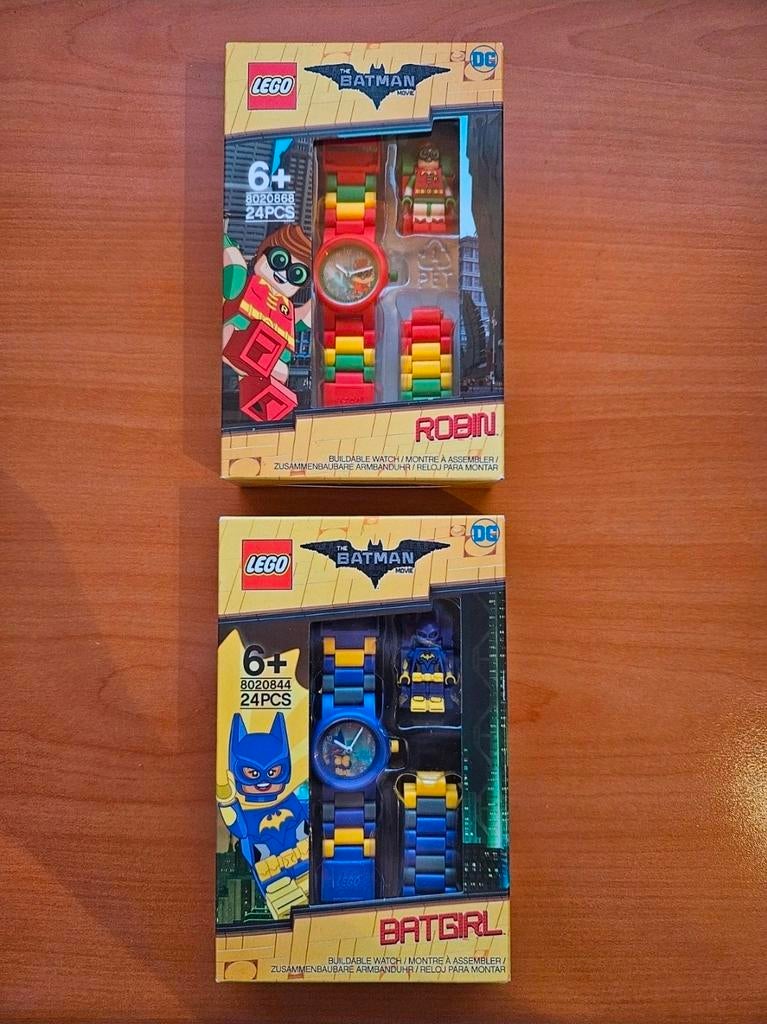 LEGO - The Lego Batman Movie - Batgirl & Robin Horloges - 80, Hobby en Vrije tijd, Stickers en Plaatjes, Ophalen of Verzenden