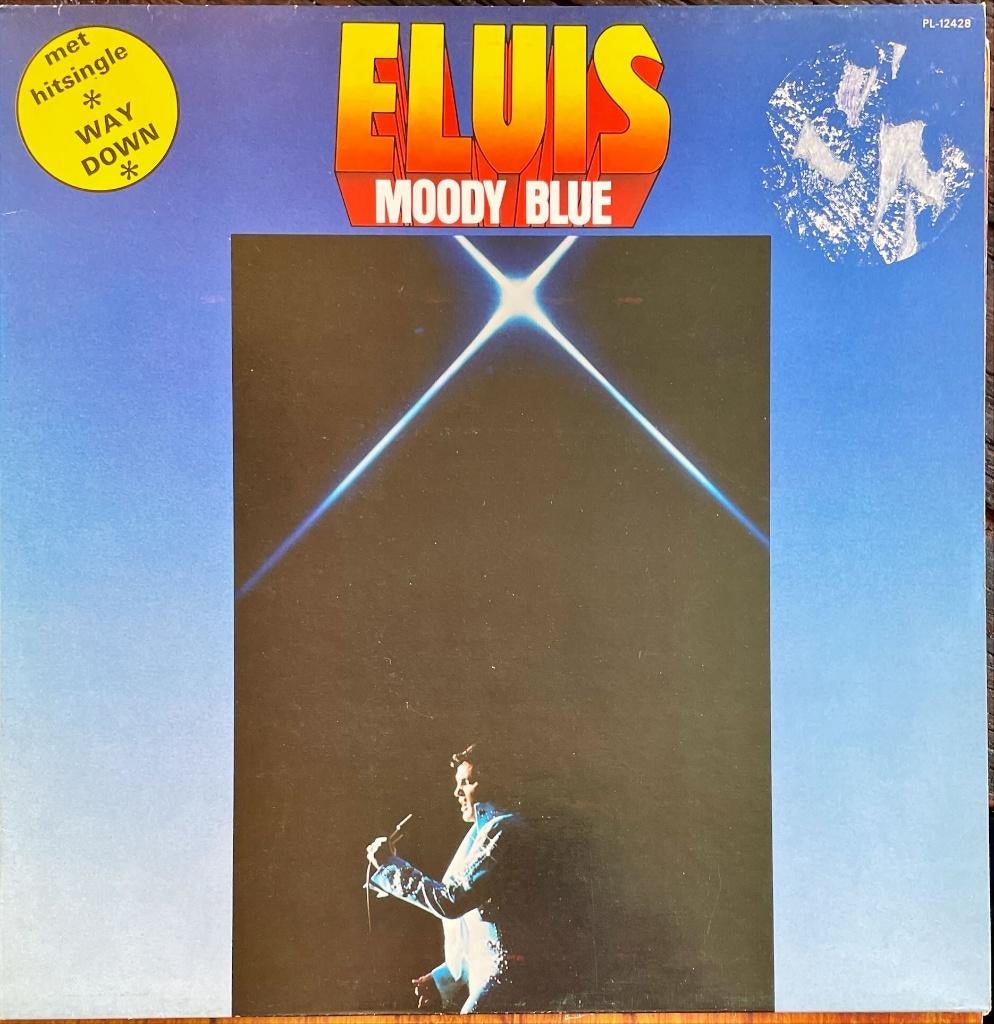 Elvis - Moody Blue - Vinyl, Cd's en Dvd's, Vinyl | Pop, Gebruikt, 12 inch, Ophalen of Verzenden