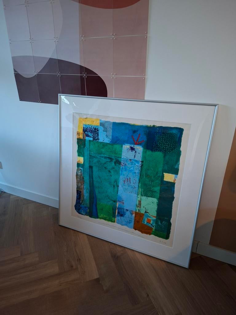 Jos Verwiel - Prassino - zeefdruk 2004, Ophalen