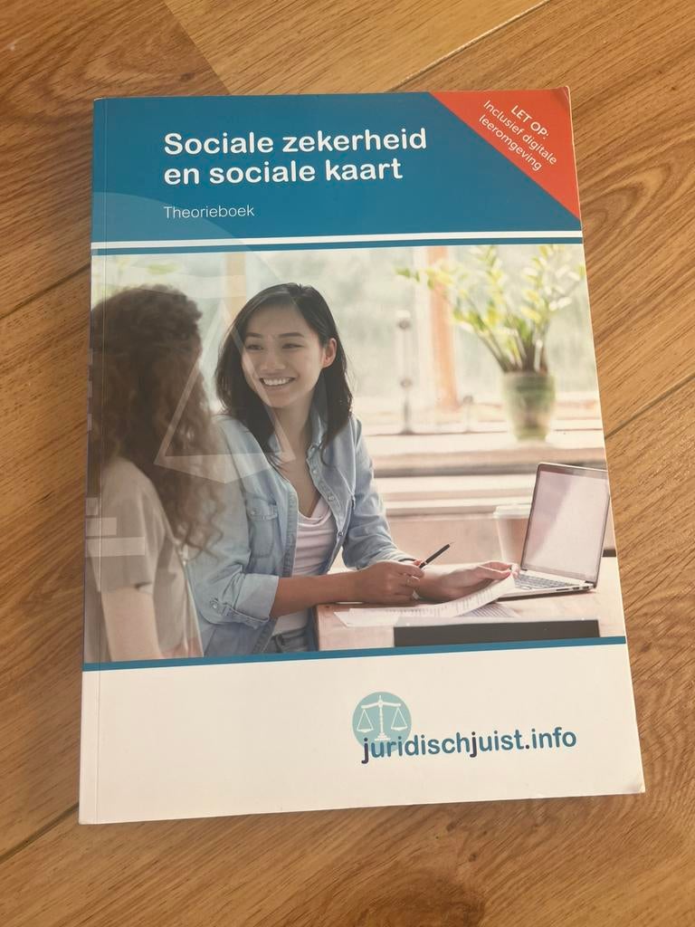 Theorieboek sociale zekerheid en sociale kaart, Ophalen of Verzenden, Zo goed als nieuw, Overige niveaus, Overige vakken