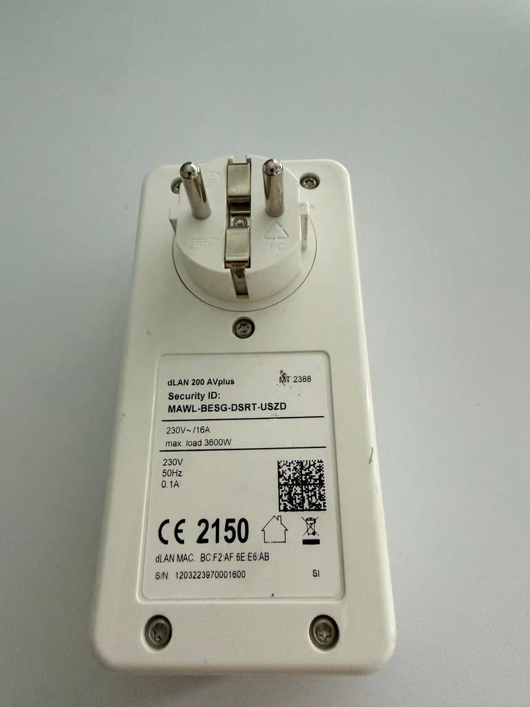 Devolo dLAN 200 AVplus Powerline Adapter, Ophalen of Verzenden, Gebruikt