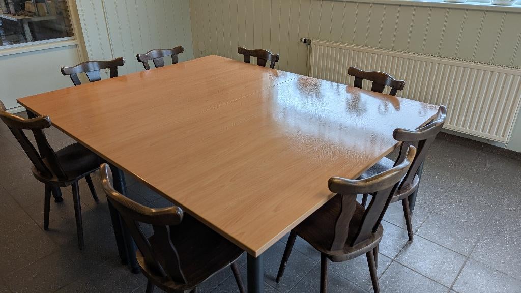 kantine/kantoor tafel, Ophalen, 50 tot 100 cm, Zo goed als nieuw, 150 tot 200 cm