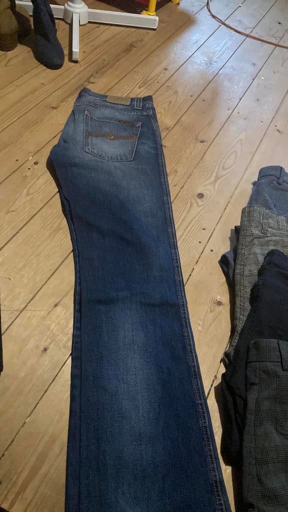 Nudie Jeans 33/36 W32 L34, Kleding | Dames, Ophalen of Verzenden, Zo goed als nieuw, Blauw, W28 - W29 (confectie 36)