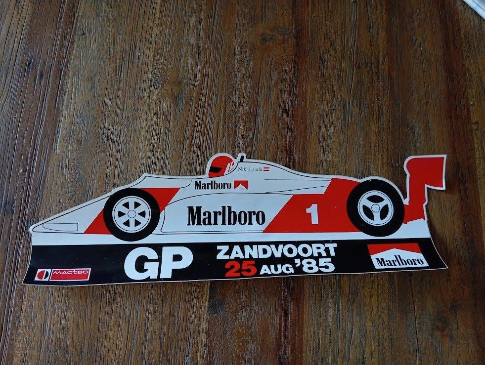Niki Lauda Mclaren GP van Zandvoort 25 augustus 1985, Verzamelen, Automerken, Motoren en Formule 1, Verzenden, Zo goed als nieuw