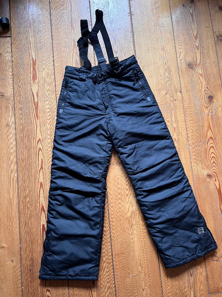 Ski broek kind, zwart, maat 152, Overige merken, 100 tot 140 cm, Ophalen of Verzenden, Zo goed als nieuw