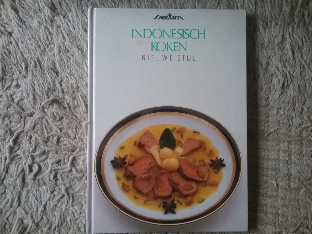 Indonesisch koken nieuwe stijl (1989), Gelezen, Azië en Oosters, Tapas, Hapjes en Dim Sum, Ophalen of Verzenden