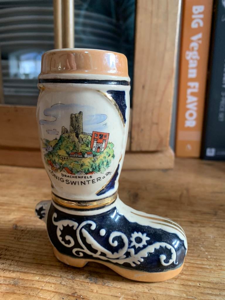 Duitse miniatuur bierpul laars, Antiek en Kunst, Ophalen of Verzenden