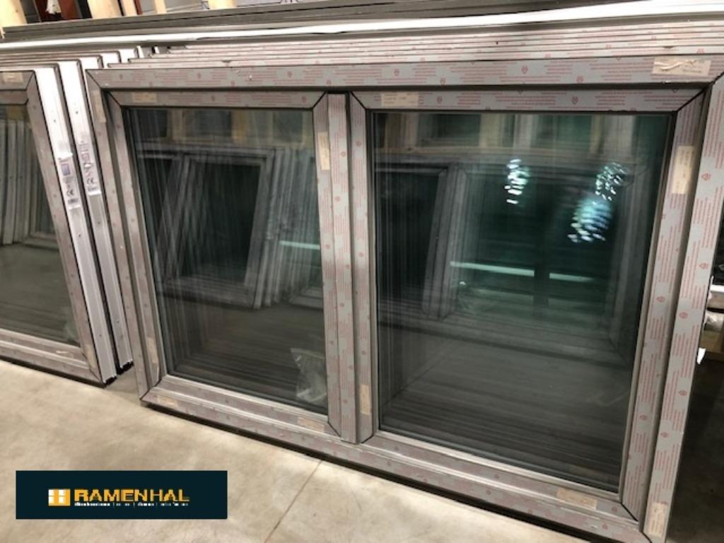 Kozijnen Jet black 9005 exclusief bij RAMENHAL BESTEL ONLINE, Kunststof, Nieuw, Ophalen of Verzenden, Inclusief glas