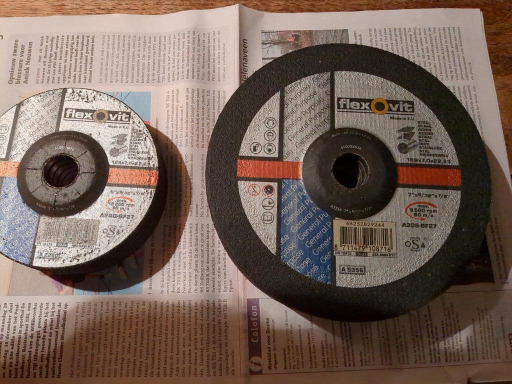 door Slijp schijven flexovit, Ophalen of Verzenden, Nieuw, 1000 watt of meer, Haakse handslijpmachine