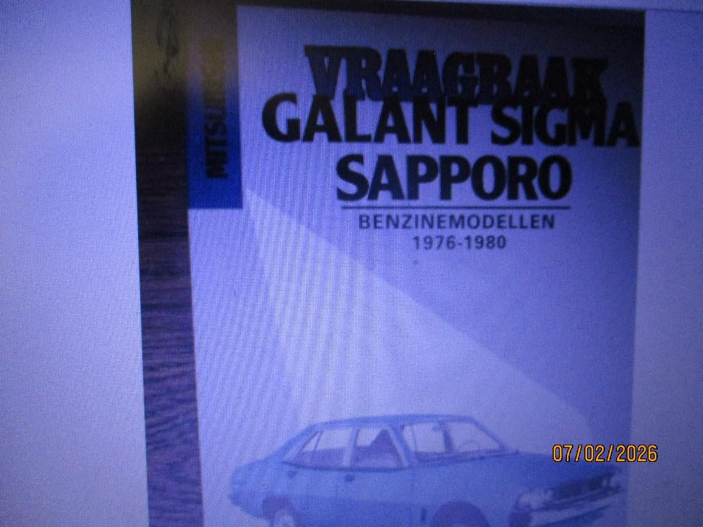 vraagbaak galant sigma sapporo Olving, Ophalen of Verzenden