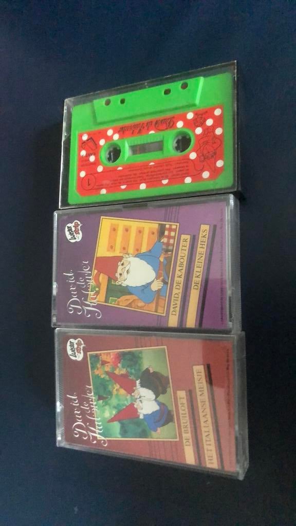 Cassettebandjes vsn david de kabouter, Cd's en Dvd's, Ophalen of Verzenden, Zo goed als nieuw